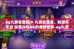 ag九游会登陆j9-九游会登录，畅游乐无穷 探索J9与AG的奇妙世界-ag九游会登陆j9